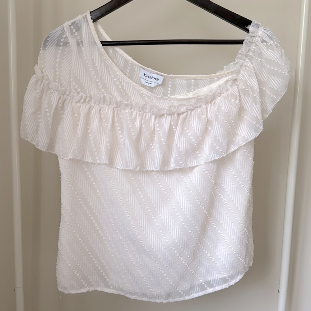 bebe Off the Shoulder Top